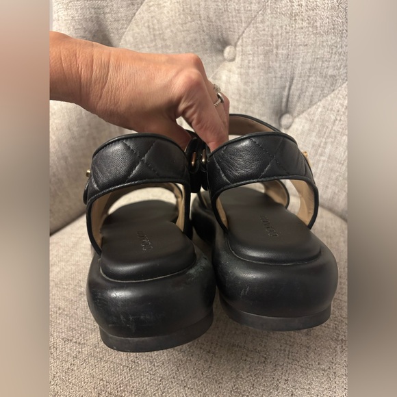 Coach Peyton Double Buckle Platform Leather Sandals🥰😎 - Picture 6 of 13
